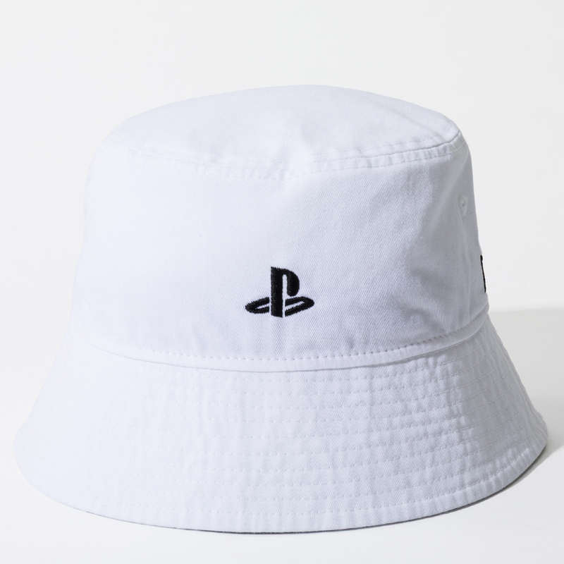 NEWERA バケット01 セーラーブリム PlayStation プレイステーション ファミリーマーク / ホワイト