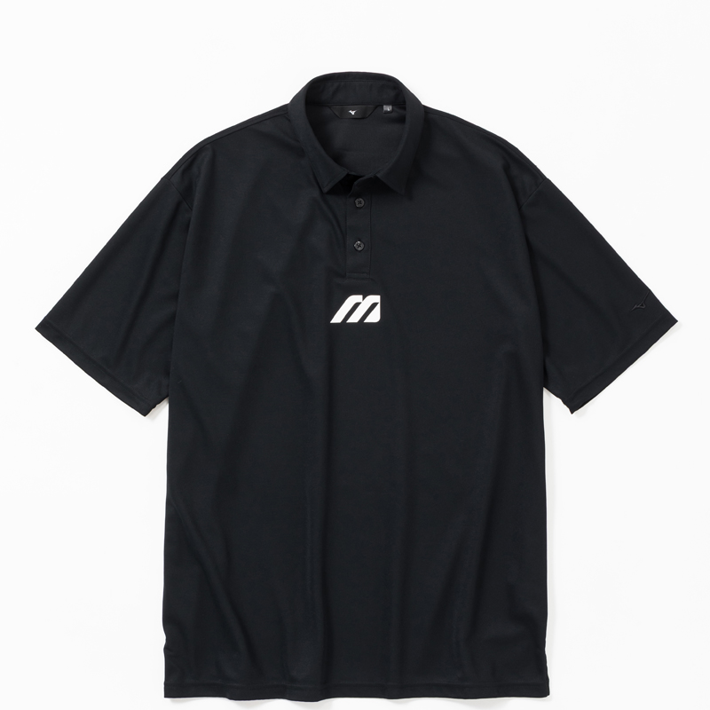 MIZUNO×NEW VINTAGE GOLF MIZUNO ”M ” Logo Polo ブラック