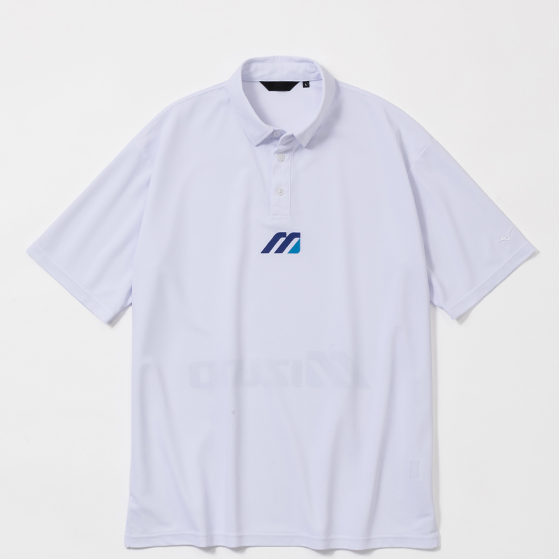 MIZUNO×NEW VINTAGE GOLF MIZUNO ”M ” Logo Polo ホワイト
