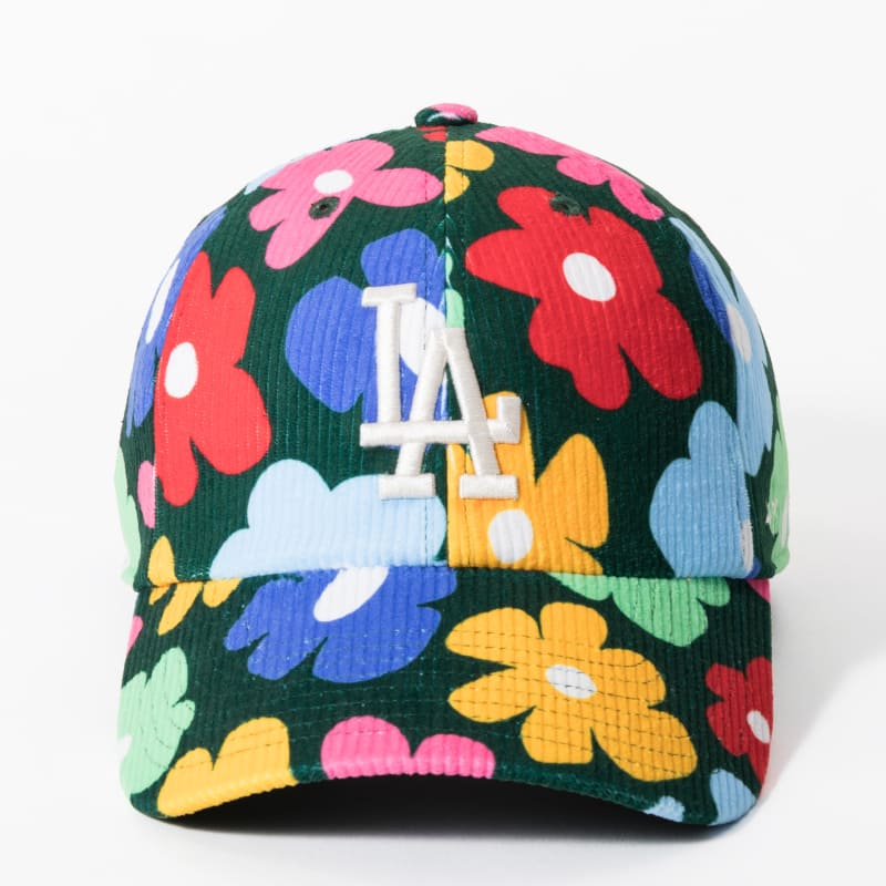 '47 クリーンナップ ロサンゼルス・ドジャース FLORA フラワー コーデュロイ 花柄マルチカラー