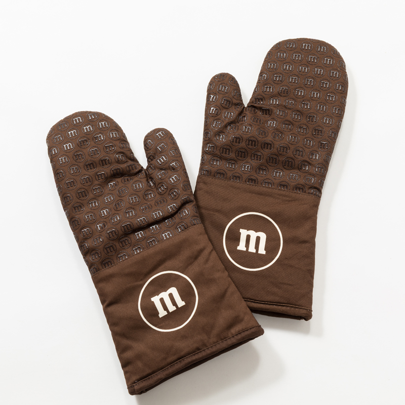 m&m'S® オーブンミトン ブラウン 【左右2点セット】