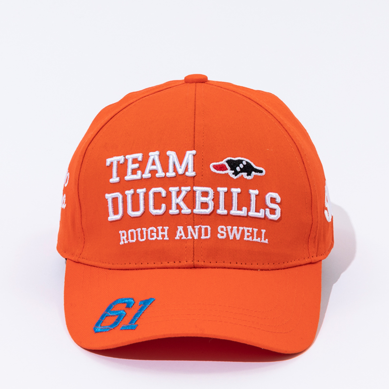 GO/LOOK!（ゴルック） / rough & swell TEAM DUCKBILLS CAP オレンジ