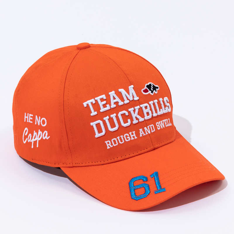 GO/LOOK!（ゴルック） / rough & swell TEAM DUCKBILLS CAP オレンジ