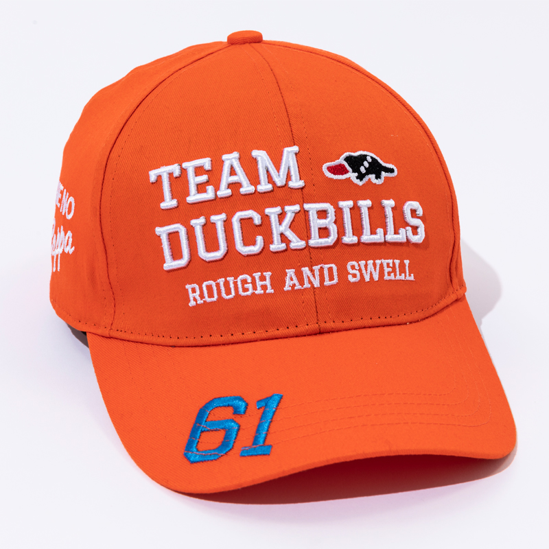 GO/LOOK!（ゴルック） / rough & swell TEAM DUCKBILLS CAP オレンジ