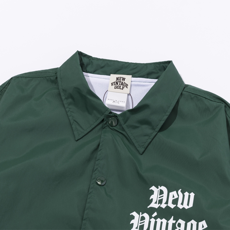 GO/LOOK!（ゴルック） / NEW VINTAGE GOLF Back Print Coach Jacket / DARK GREEN