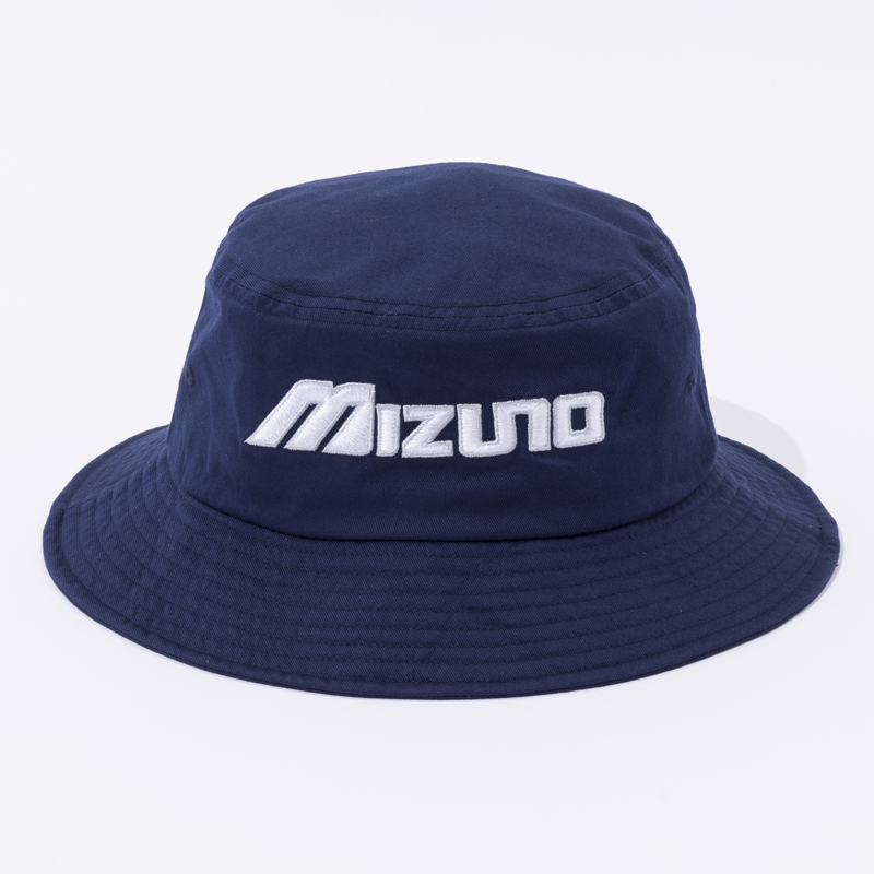 NEW VINTAGE GOLF MIZUNO Classic Logo Embroidery Bucket Hat / NAVY