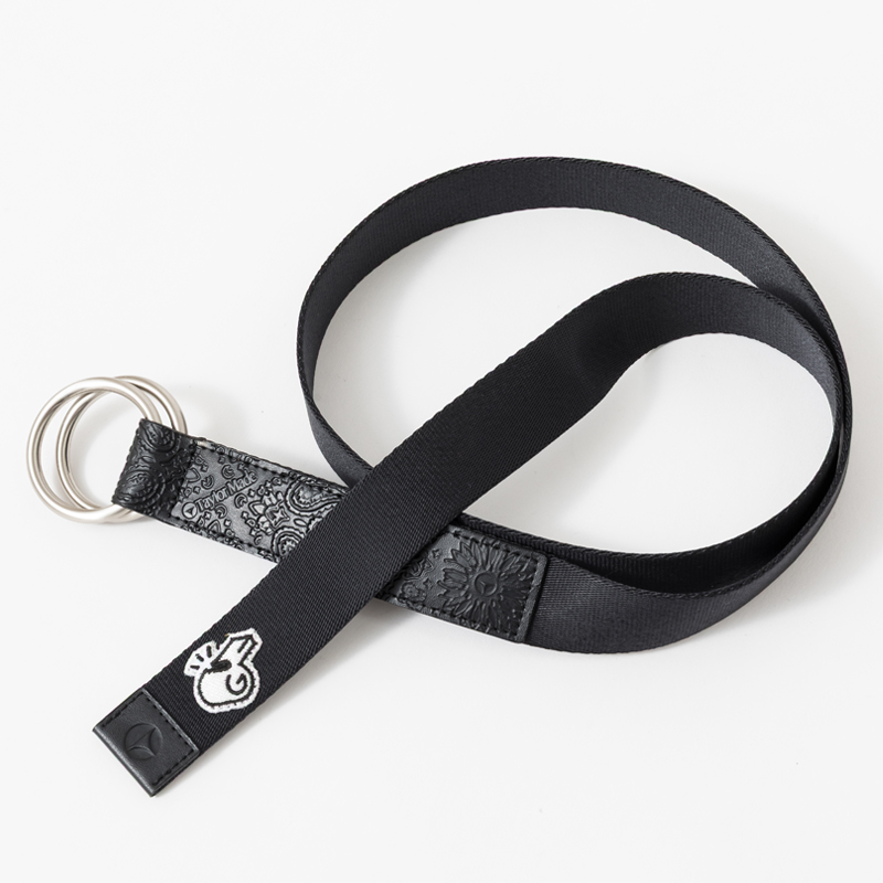 TaylorMade×Kuchibue Golf Gentleman ヘリテイジリングテープベルト ブラック