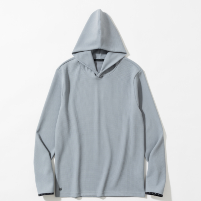 GREYSON TRAVERSE WAFFLE HOODIE / PACIFIC FOG トラバースワッフルフーディ
