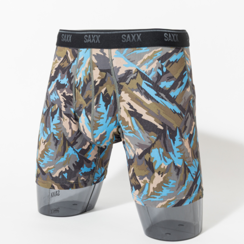 SAXX QUEST QUICK DRY MESH BOXER BRIEF FLY カーキ