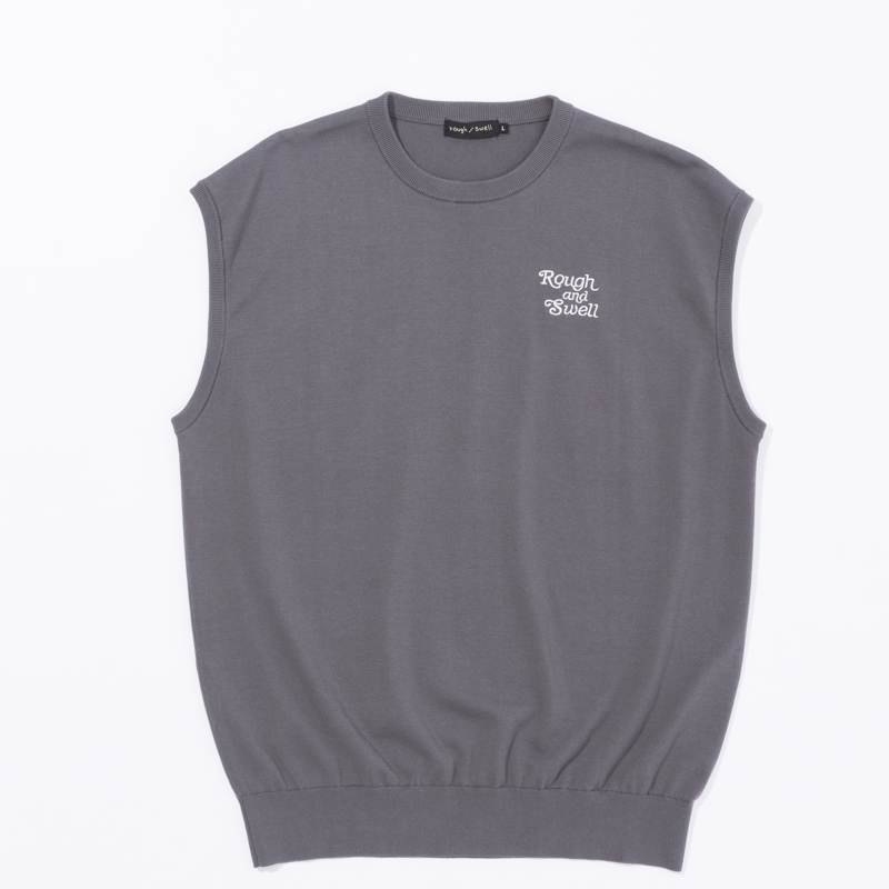 rough & swell COCOON VEST グレー
