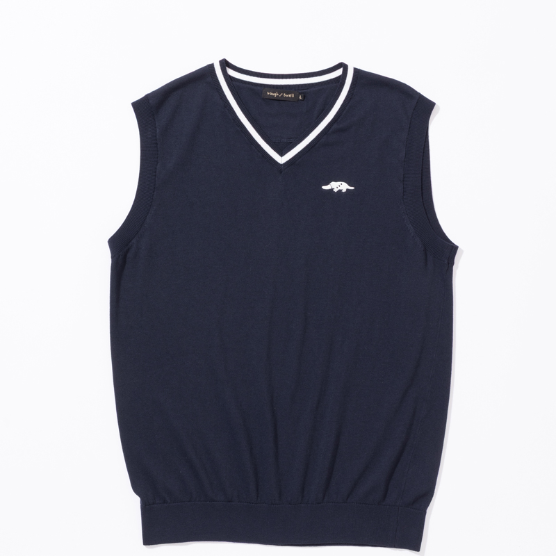 rough & swell BERKELEY VEST / NAVY バークレーベスト