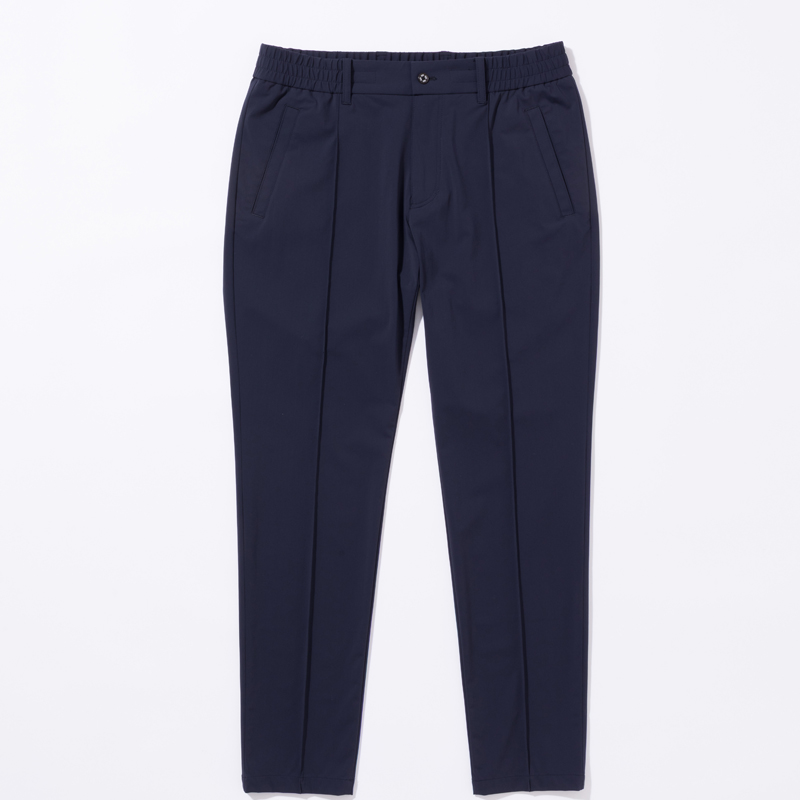 TRATTO クールモーション【ピンタックテーパードパンツ】 ネイビー