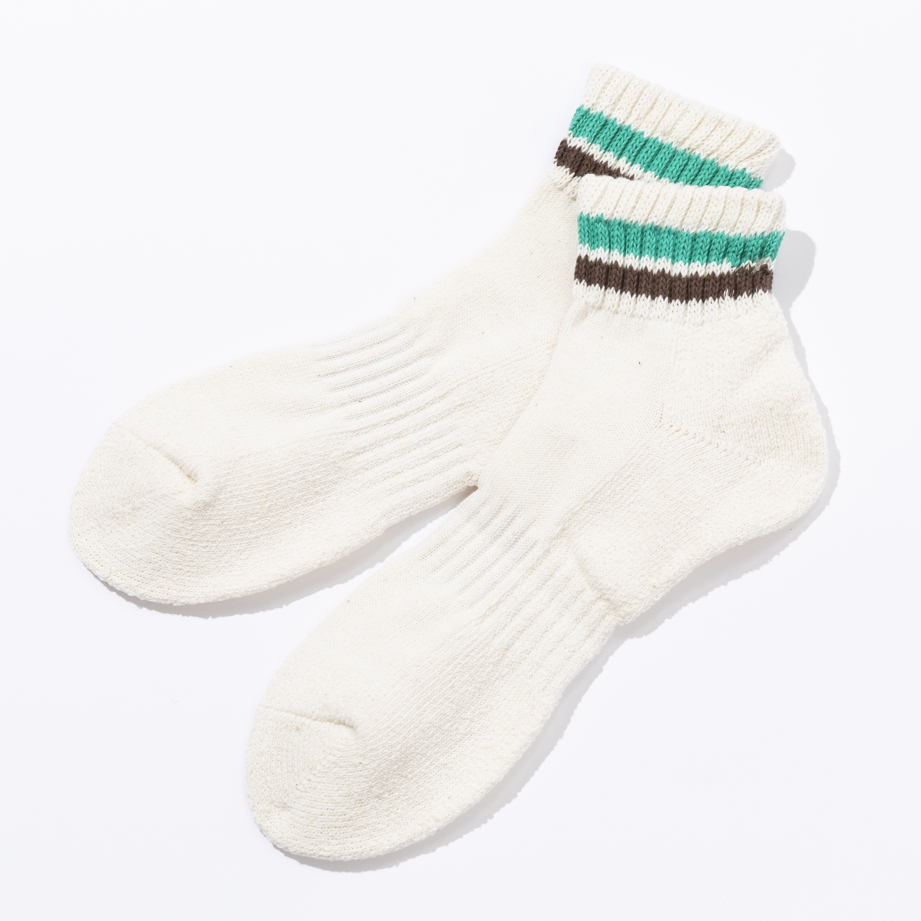 rough & swell PICNIC SOCKS エメラルド