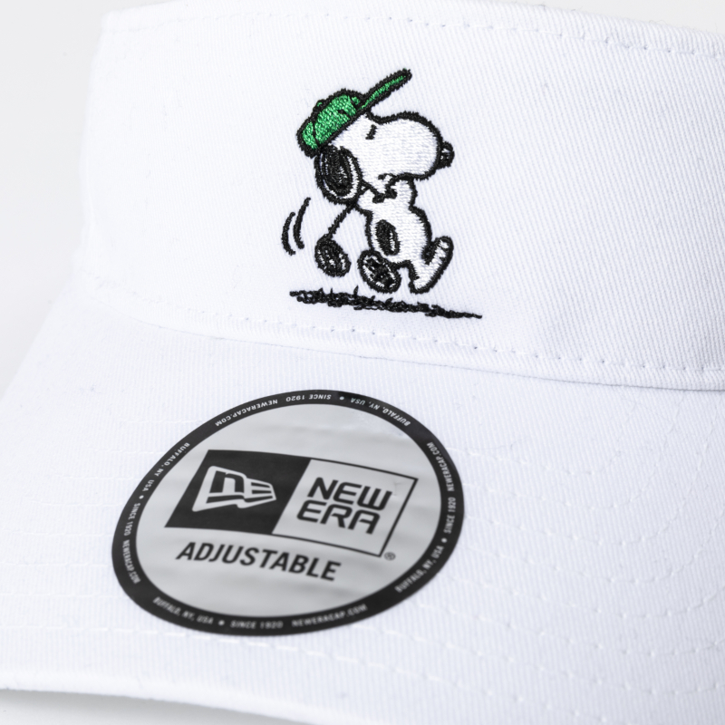 Go Look ゴルック Newera Peanuts ピーナッツ スヌーピー サンバイザー ホワイト
