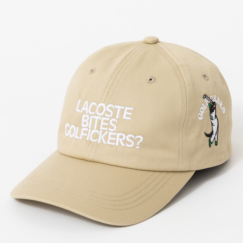 LACOSTE x Golfickers Cap ベージュ