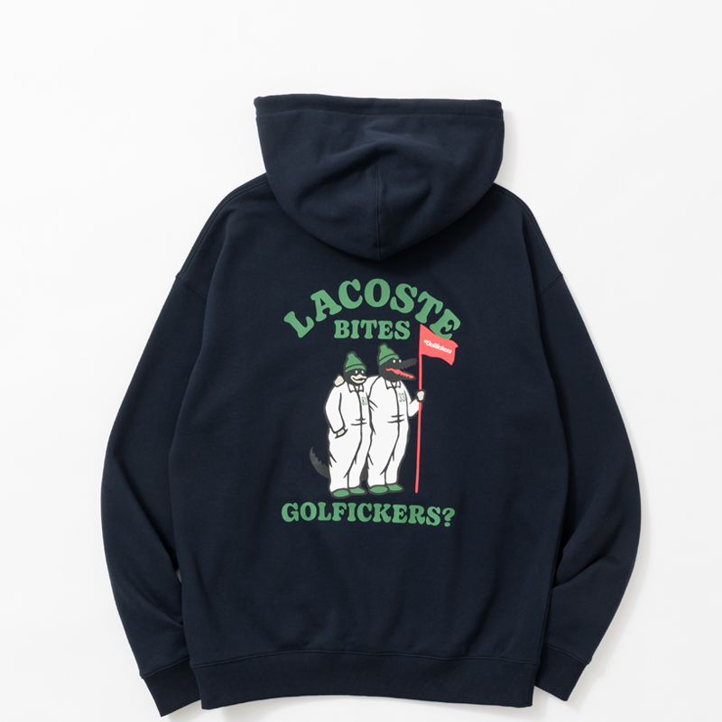 LACOSTE x Golfickers Hoodie ネイビー