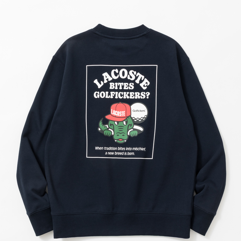 LACOSTE x Golfickers Sweat shirt ネイビー