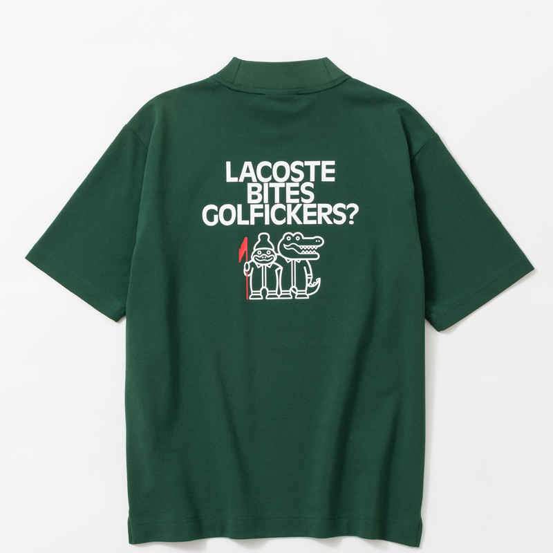 LACOSTE x Golfickers Mock neck Tee shirt グリーン