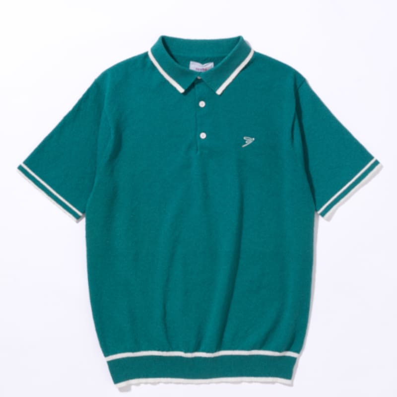 tovho ブークレ半袖ポロシャツ グリーン