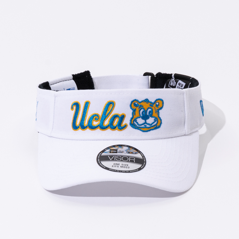 NEWERA サンバイザー UCLA スクリプトロゴ JOE ジョー ホワイト