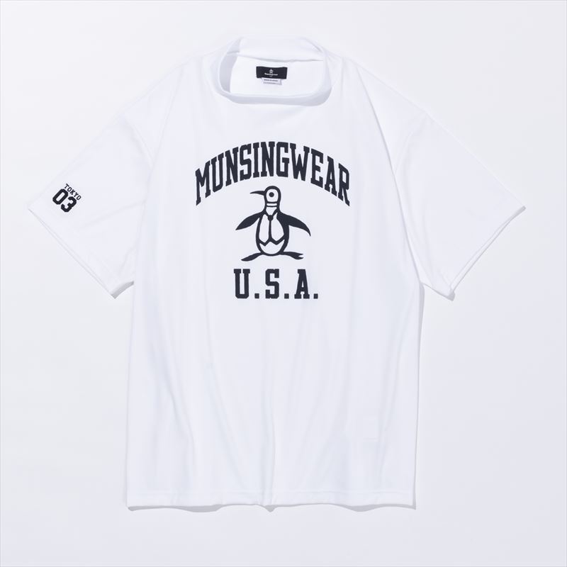 GO/LOOK!＆Munsingwear CLUBHOUSE GINZA 限定販売 Munsingwear モックネックシャツ