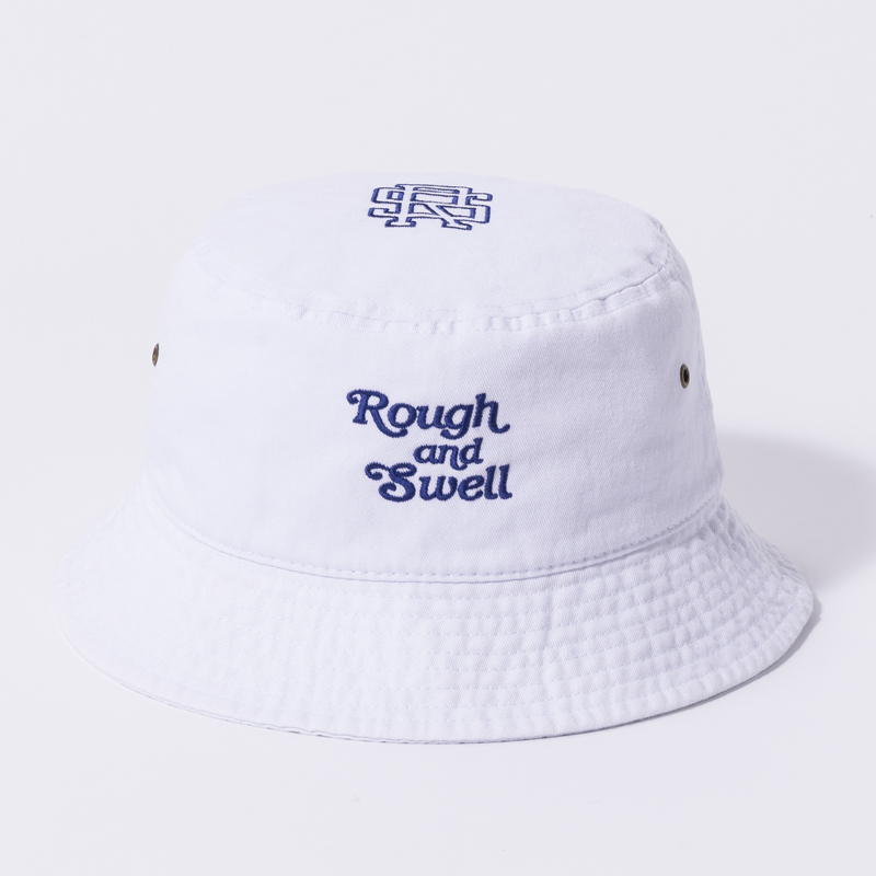 rough & swell ROYAL LOGO HAT ホワイト