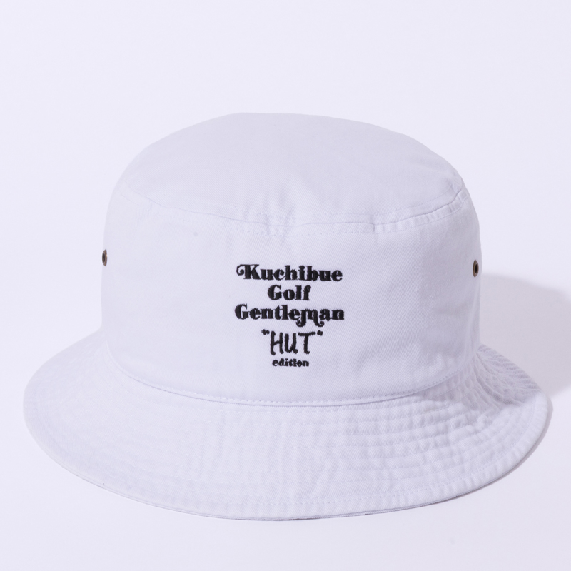 TANGRAM×Kuchibue Golf Gentleman the “HUT” edition TOFU GOLF SHOP バケットハット ホワイト【GO/LOOK!限定販売】