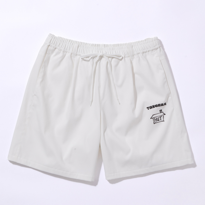 TANGRAM×Kuchibue Golf Gentleman the “HUT” edition TOFU GOLF SHOP ロゴショーツ ホワイト【GO/LOOK!限定販売】