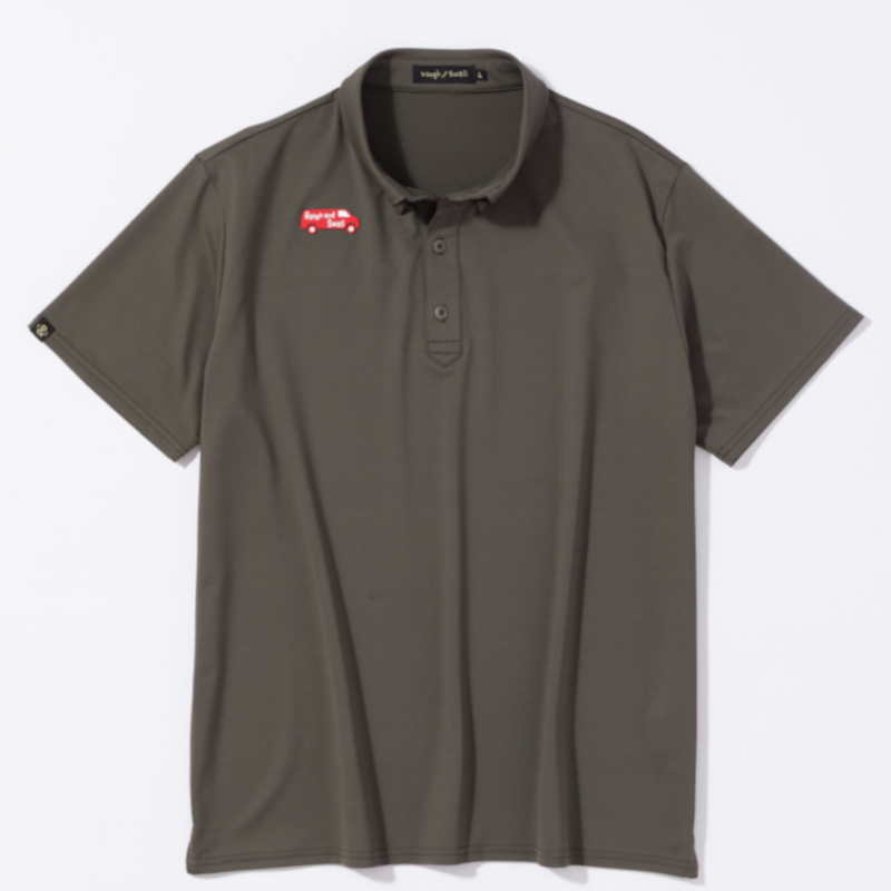 rough & swell RED BUS TOUR POLO オリーブ