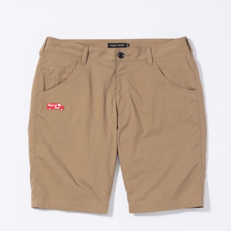 rough & swell RED BUS TOUR SHORTS ベージュ