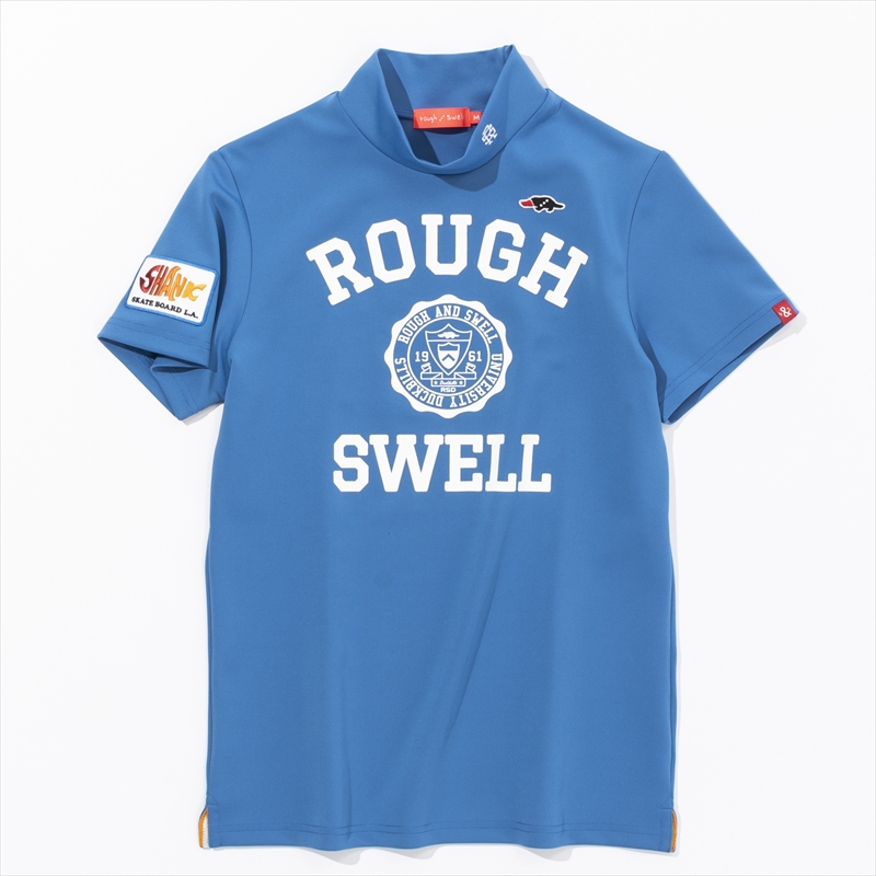 【for WOMEN】rough & swell HARVARD MOCK W. ブルー