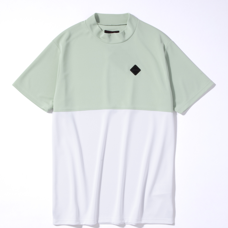 BRIEFING MENS BI-COLOR HIGHNECK グリーン