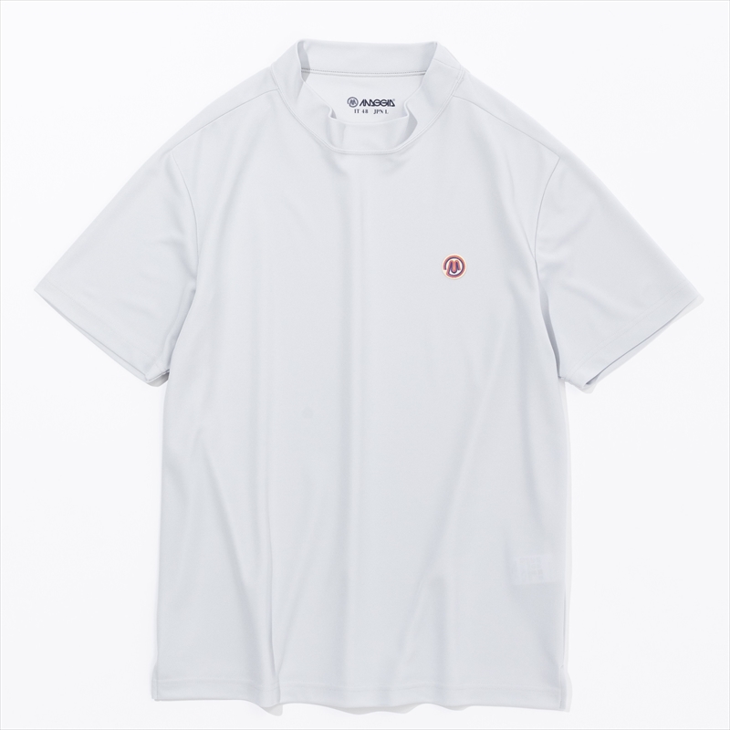 MAGGIA SPORTY SLEEVE MOCK NECK T グレー