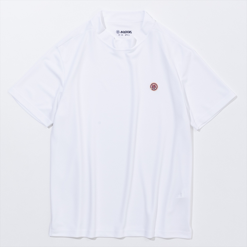 MAGGIA SPORTY SLEEVE MOCK NECK T オフホワイト