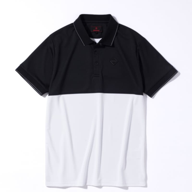 BRIEFING MENS BI-COLOR POLO ブラック