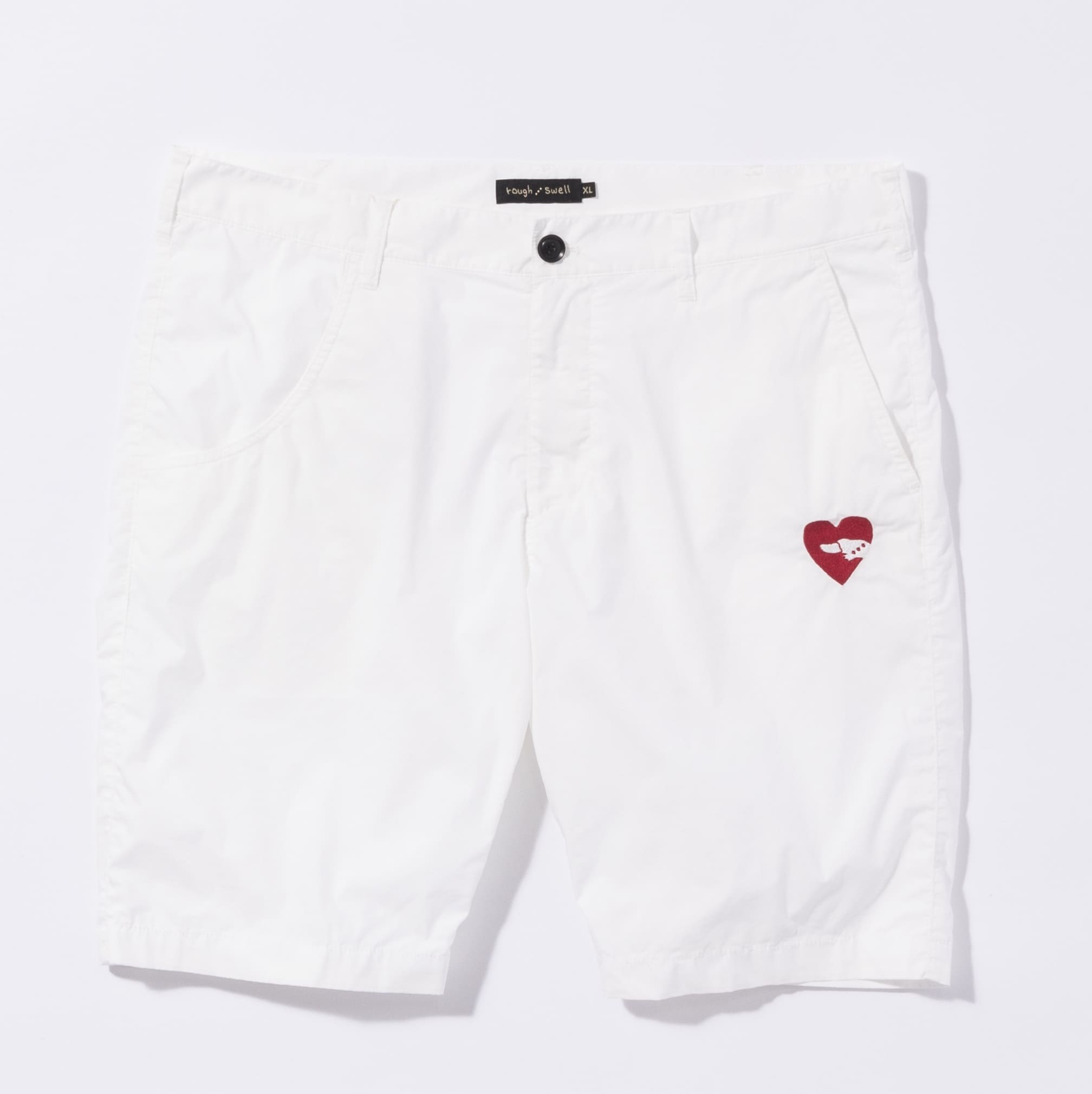 rough & swell DON'T CRY SHORTS ホワイト