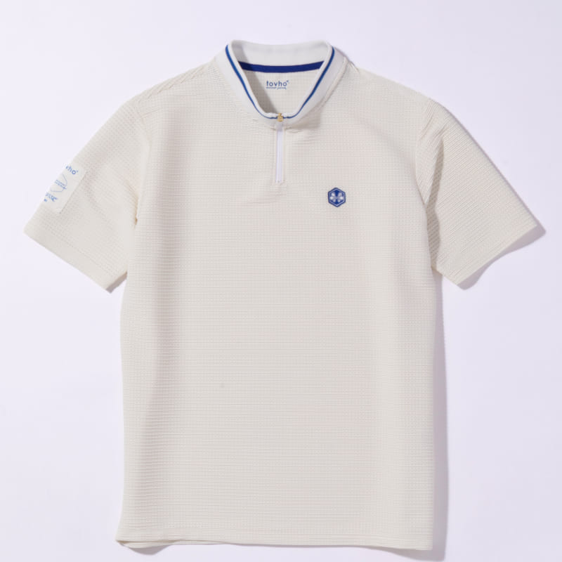 tovho ピンジャガードZIPシャツ ホワイト