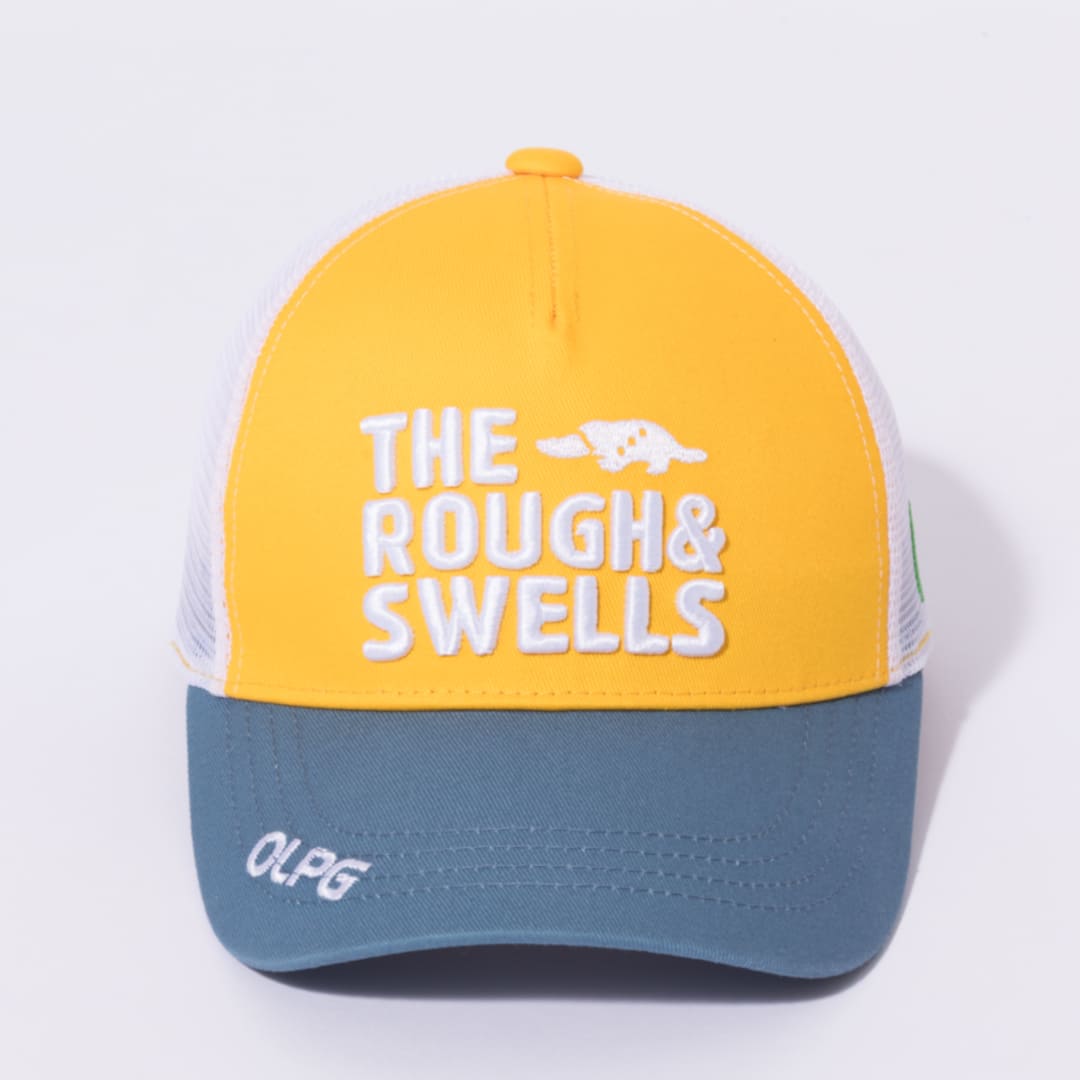 rough & swell TRACKER CAP イエロー