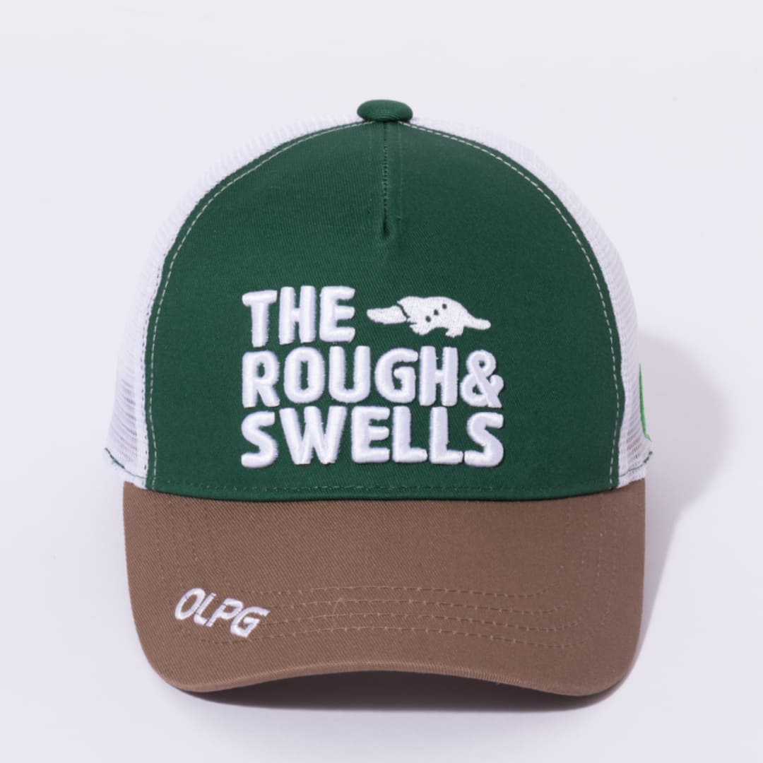 rough & swell TRACKER CAP グリーン