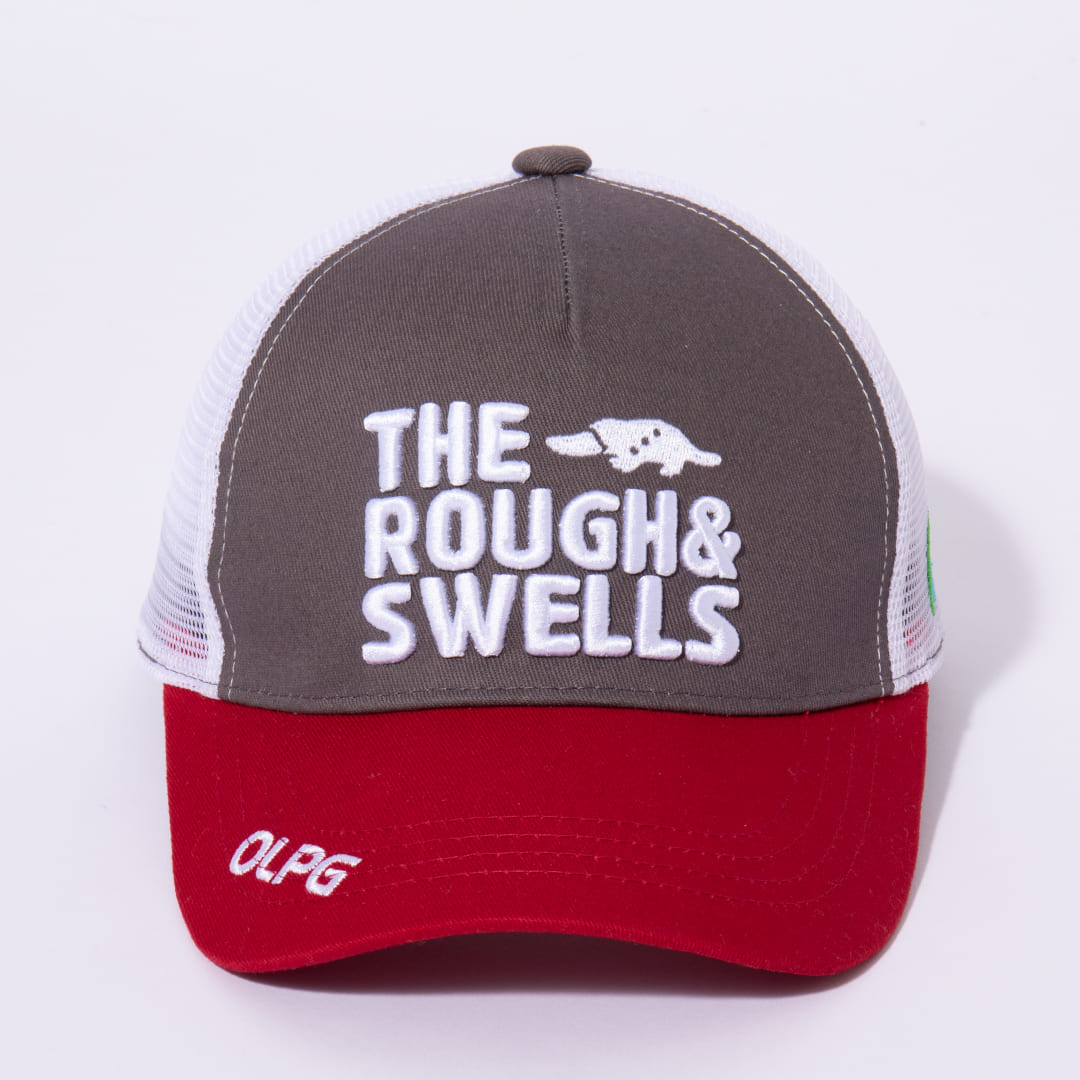 rough & swell TRACKER CAP グレー