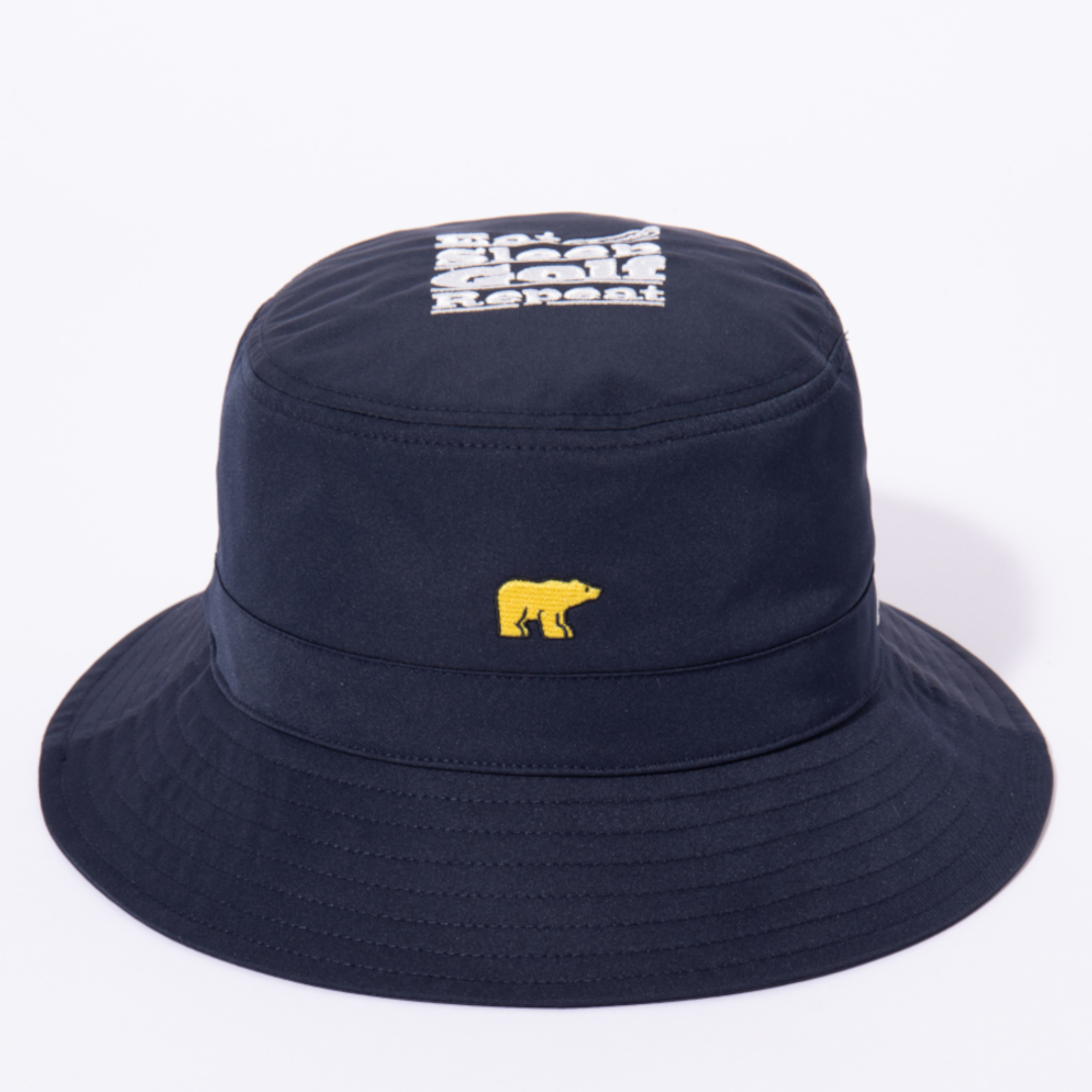 Golden Bear×Kuchibue Golf Gentleman バケットハット ネイビー【GO/LOOK!限定販売】