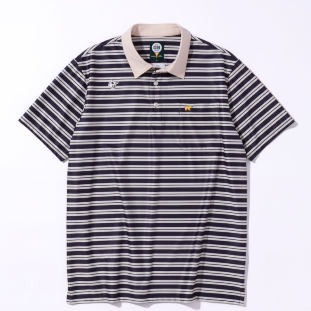 Golden Bear×Kuchibue Golf Gentleman ◇ JackNicklaus Heritage ポロシャツ ネイビー【GO/LOOK!限定販売】