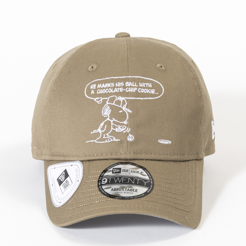 NEWERA 9TWENTY On Par PEANUTS ピーナッツ クッキー / ブリティッシュカーキ