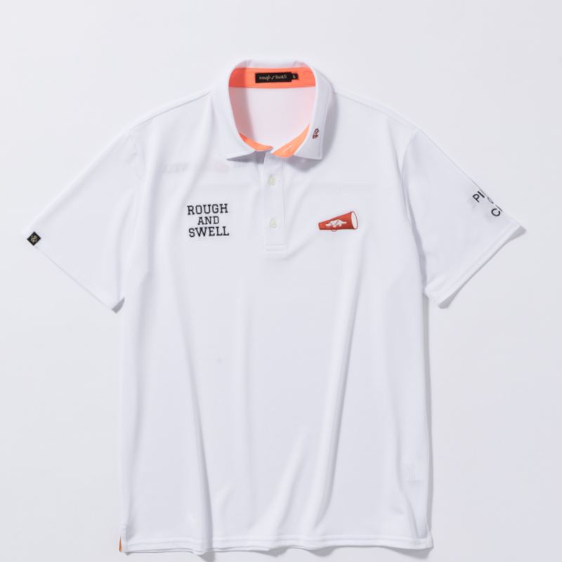 rough & swell CHEER HORN POLO ホワイト