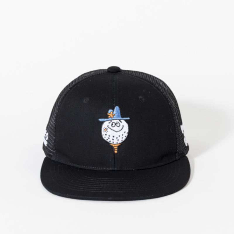 rough & swell Mr.BOGEY MESH CAP ブラック