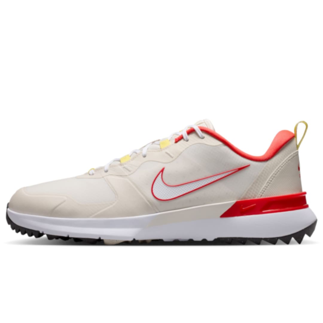 NIKE テンポ G □ アイボリー×レッド