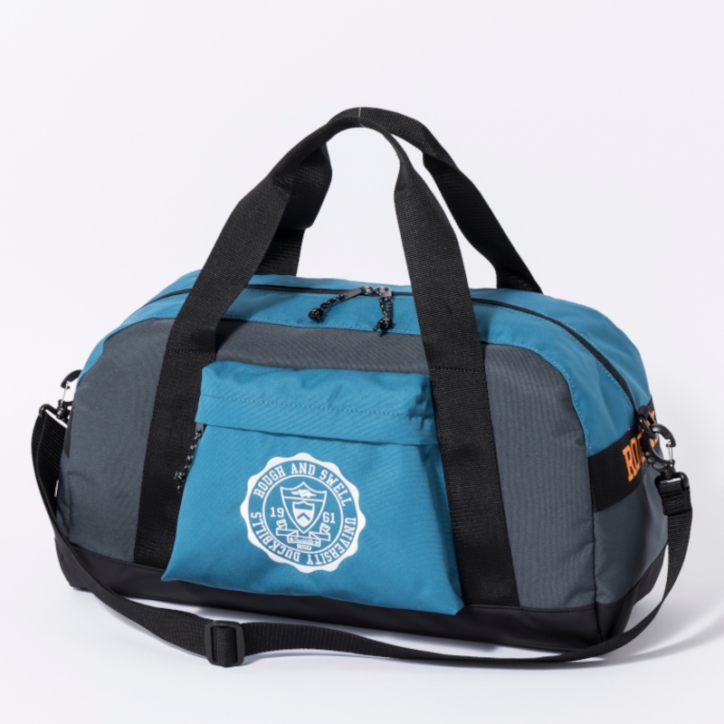 rough & swell COLLEGE BOSTON BAG □ ブルー