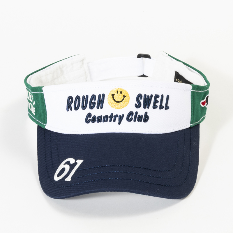 rough & swell SMILE SUN VISOR グリーン