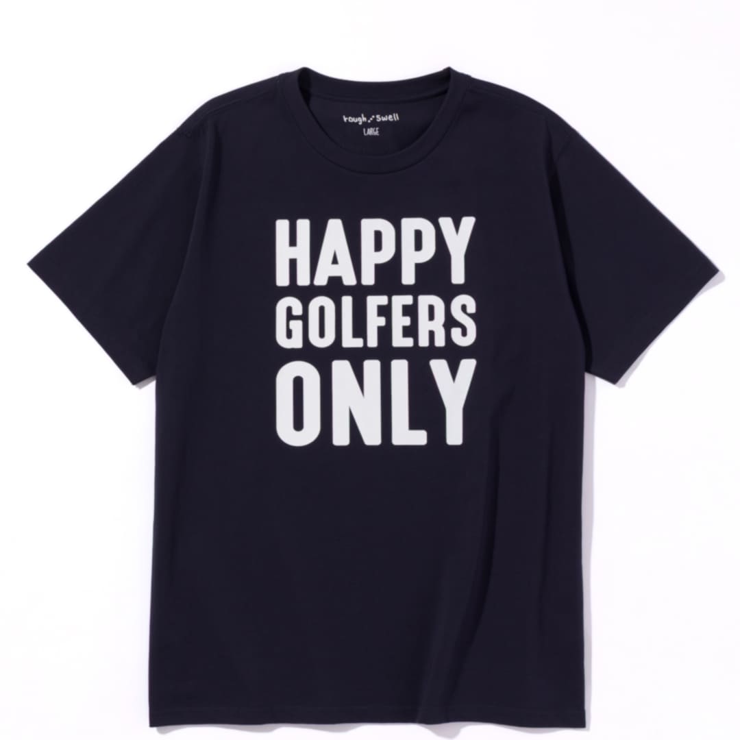 rough & swell HAPPY GOLFERS TEE ネイビー