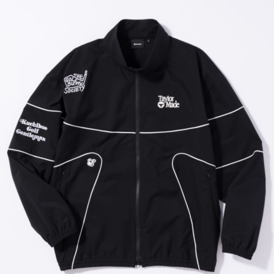 TaylorMade×Kuchibue Golf Gentleman ヘリテージ90’S  パイピングジャケット ブラック